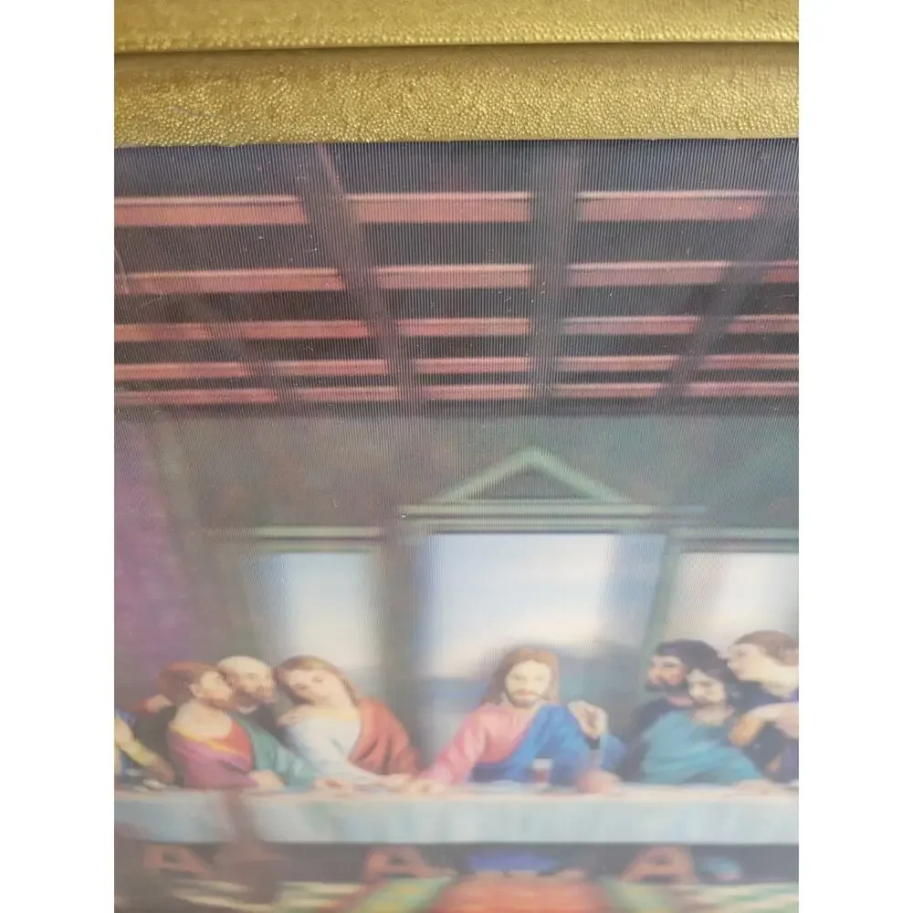 Nu-dell Last Supper Religious Holographic 3D‎ Plastic Framed Wall Decor 20